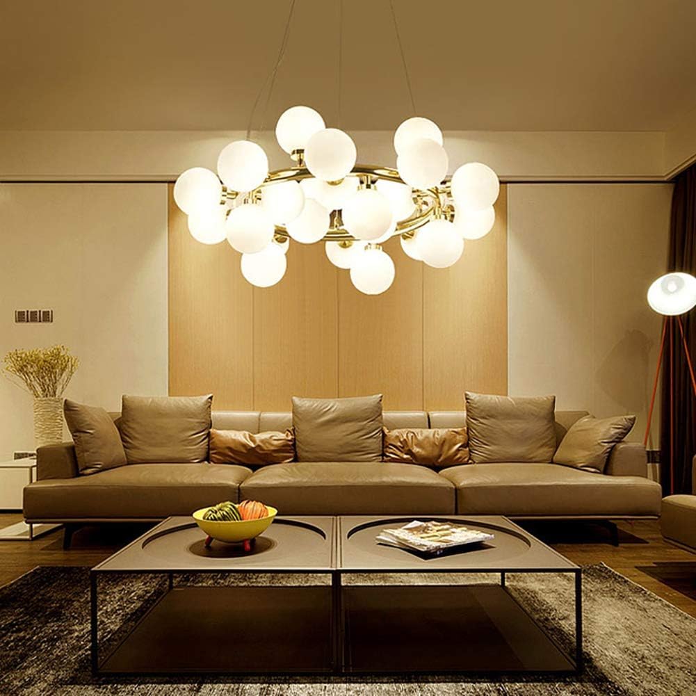 Lámpara de araña rústica, lámpara colgante en V, iluminación, luz grande y brillante,Candelabros