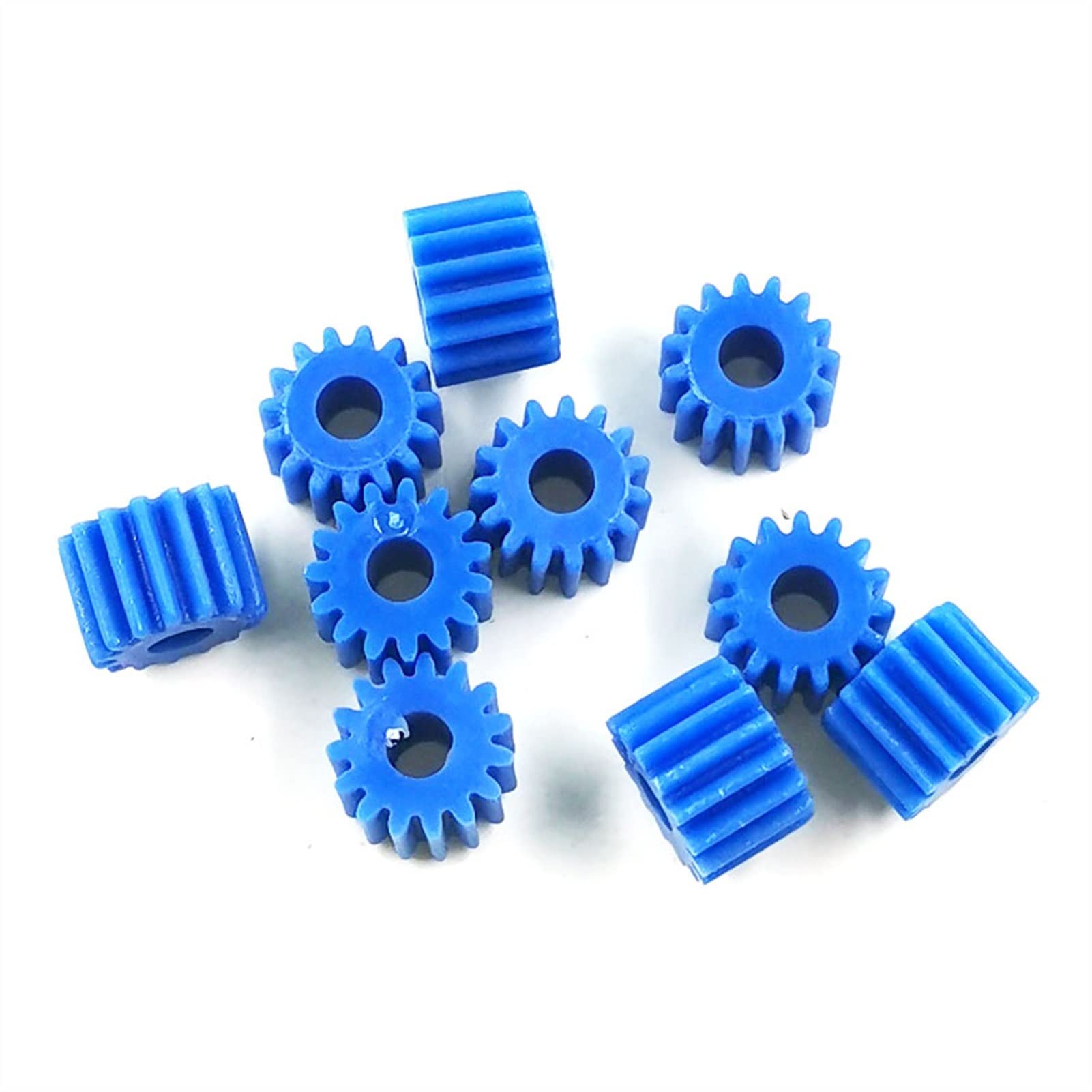 Amazon.co.jp: モーターピニオンギア 15歯8.5mmの直径D形の穴ブルー