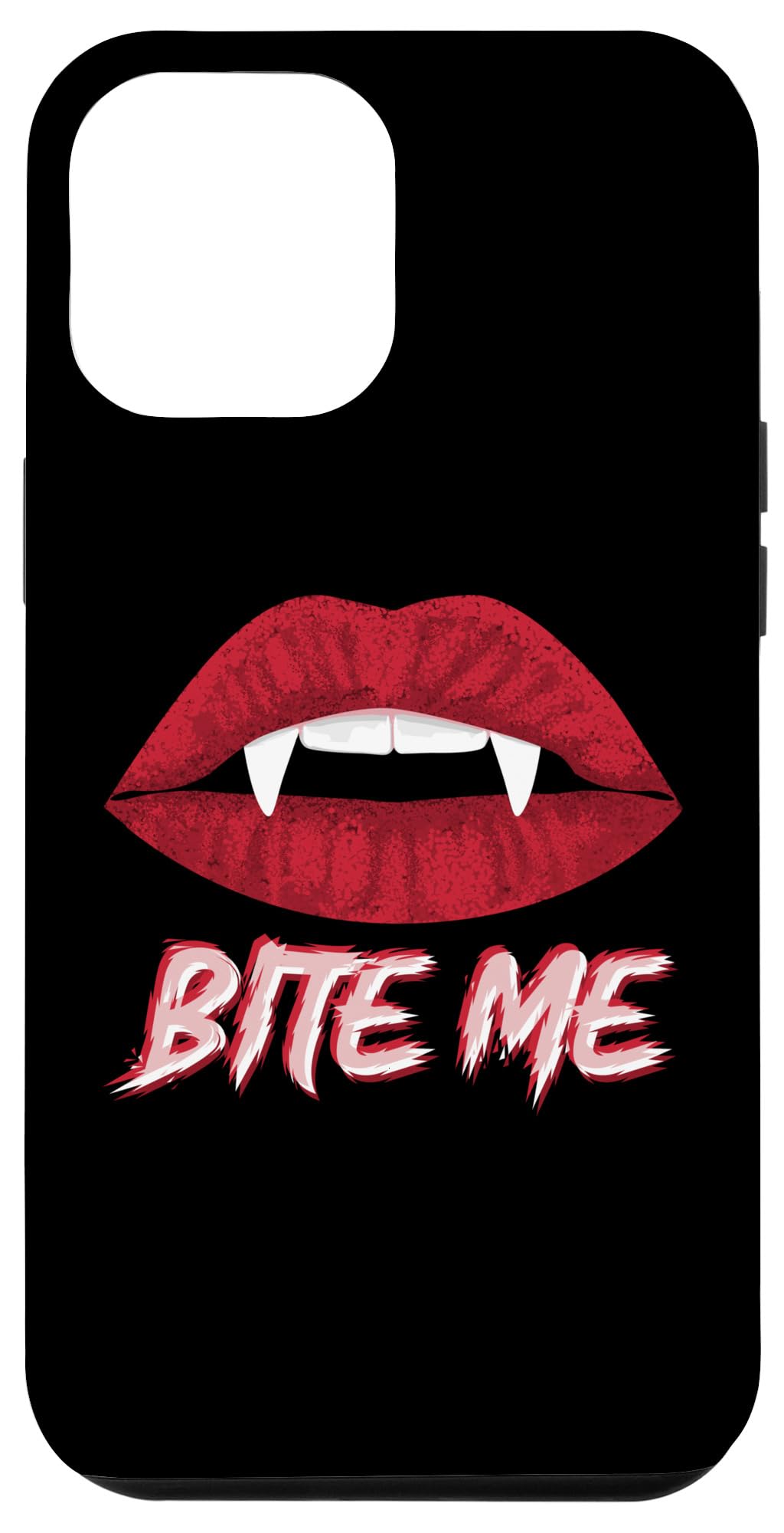 iPhone 12 Pro Max Bite Me Vampire Fangs DIY Halloween for Aspiring Dracula Case