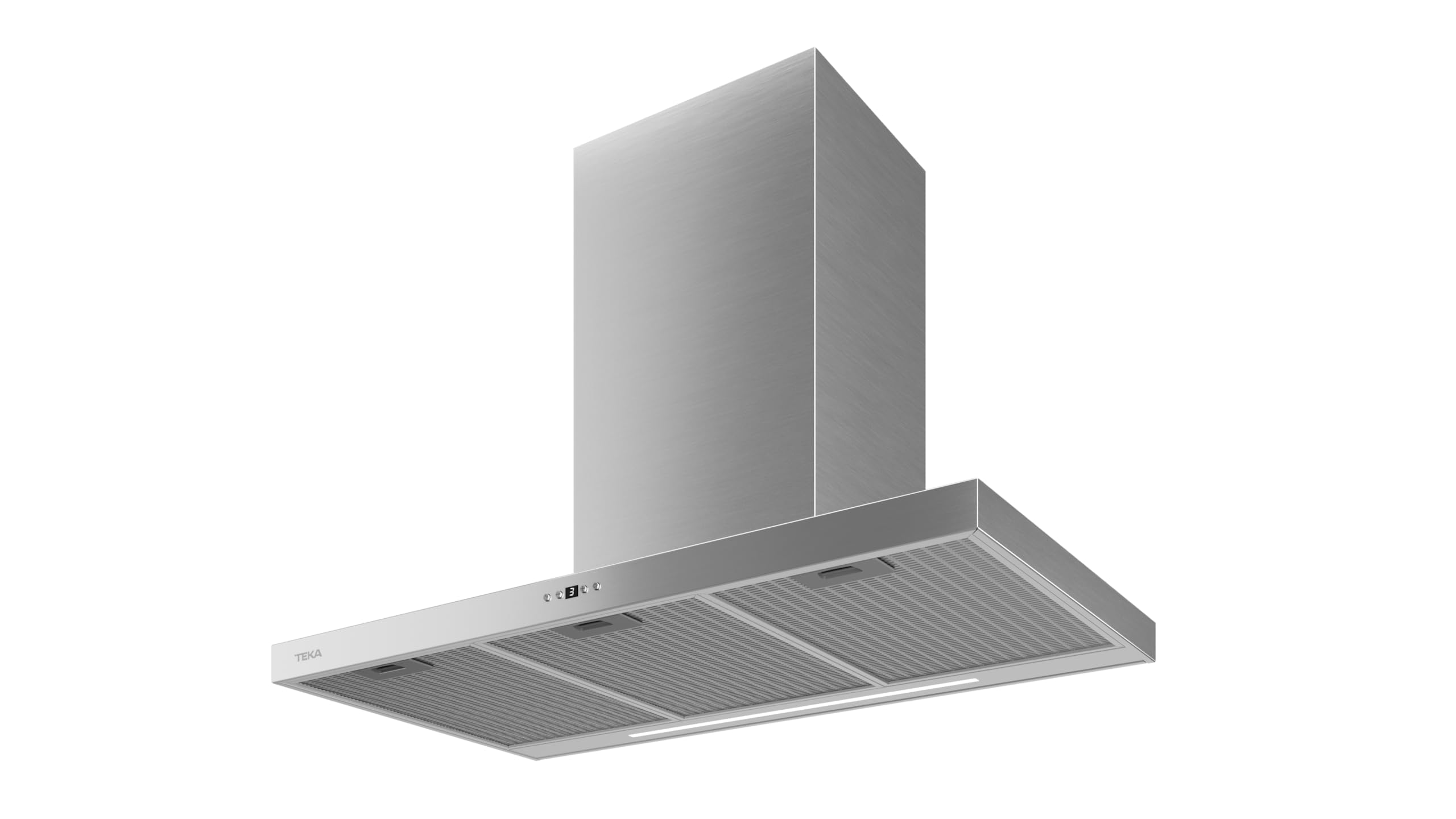 TEKA Campana Extractora de Pared 90 cm, 4 Velocidades, Motor Doble Turbina EcoPower, Iluminación LED, Acero Inoxidable, DSH 986