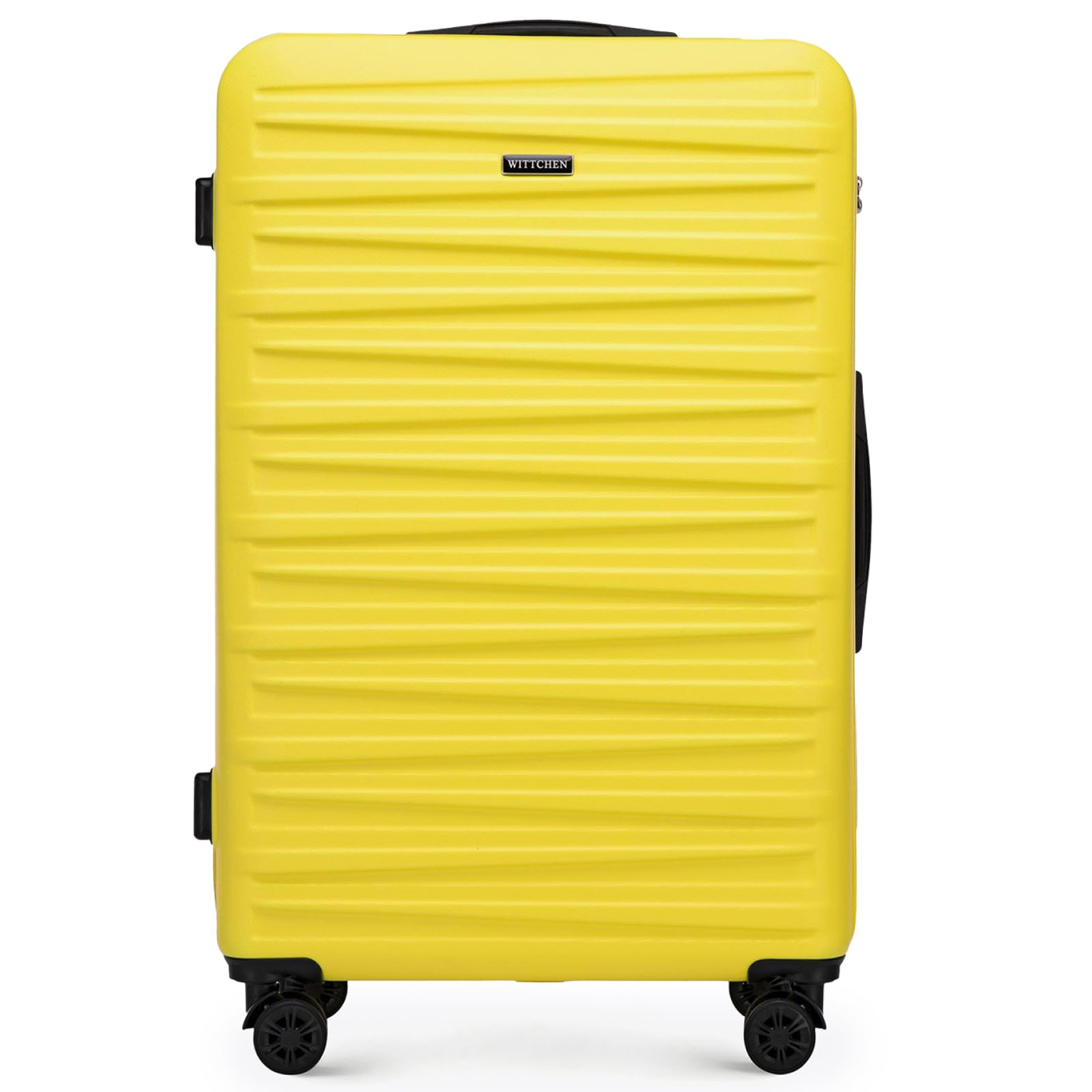 WITTCHEN Skyspeed Line Hartschalenkoffer ABS Groß Rollkoffer Trolley Check-In Gepäck Kombinationsschloss Teleskopgriff 4 Rollen Gelb