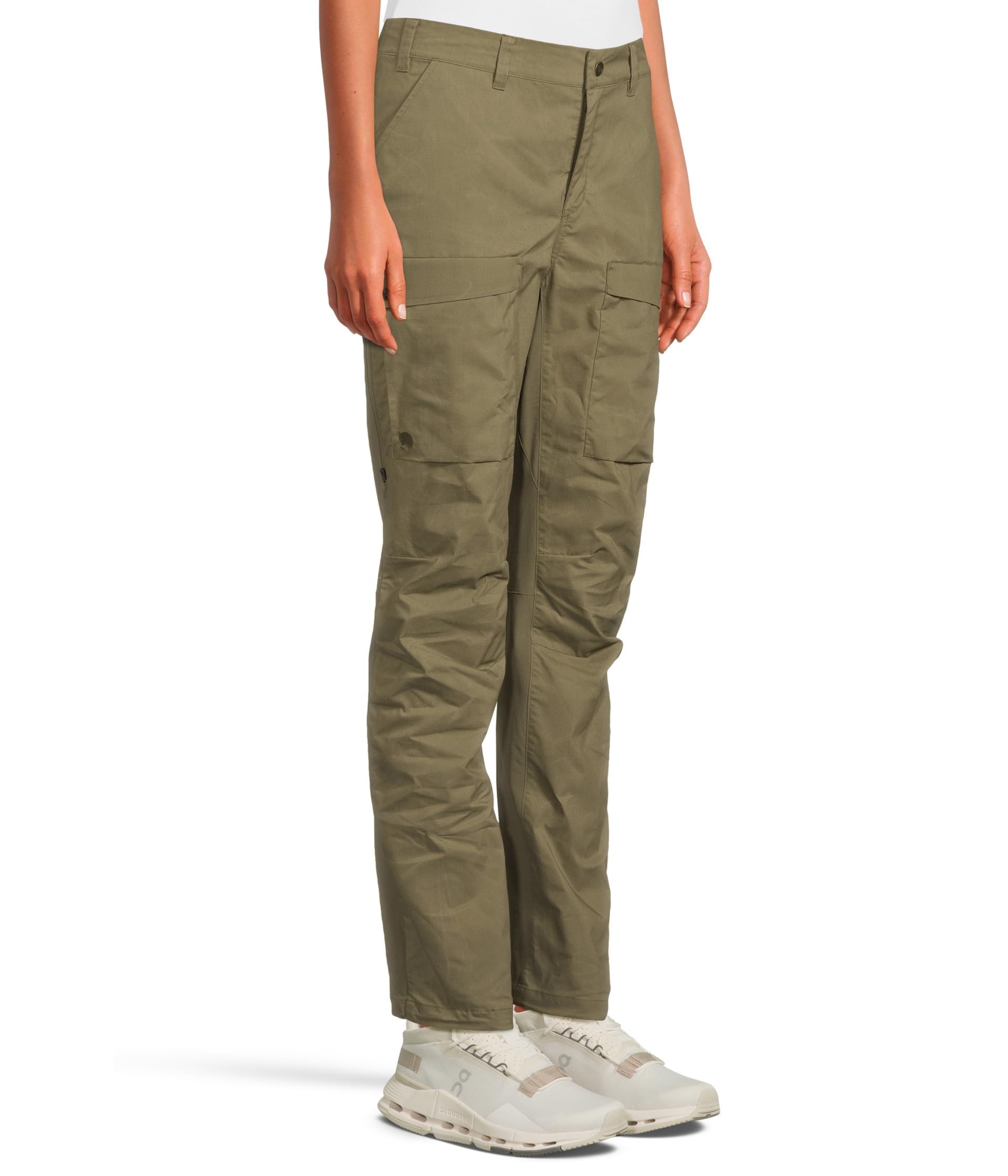 Fjällräven, Women's, Abisko Hybrid Trail Trousers W, Laurel Green, 42
