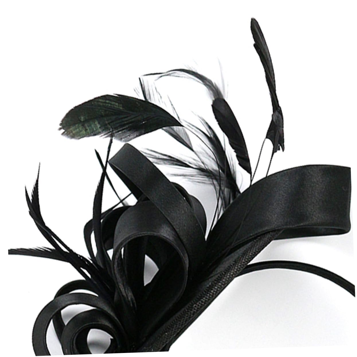 FOMIYES Cuffie Fascia Cappello Donna Fascia Sposa Cappelli Di Fascinator Per Le Donne o Festa Flapper 1920S Flapper Per Fiori Decorazione Copricapo Per La