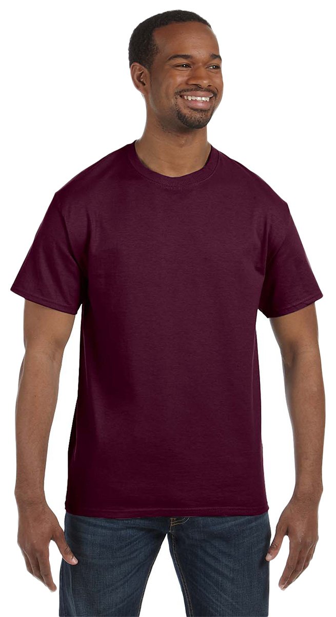 Gildan Mens Heavy Cotton Short Sleeve T-Shirt (XL) (Maroon)