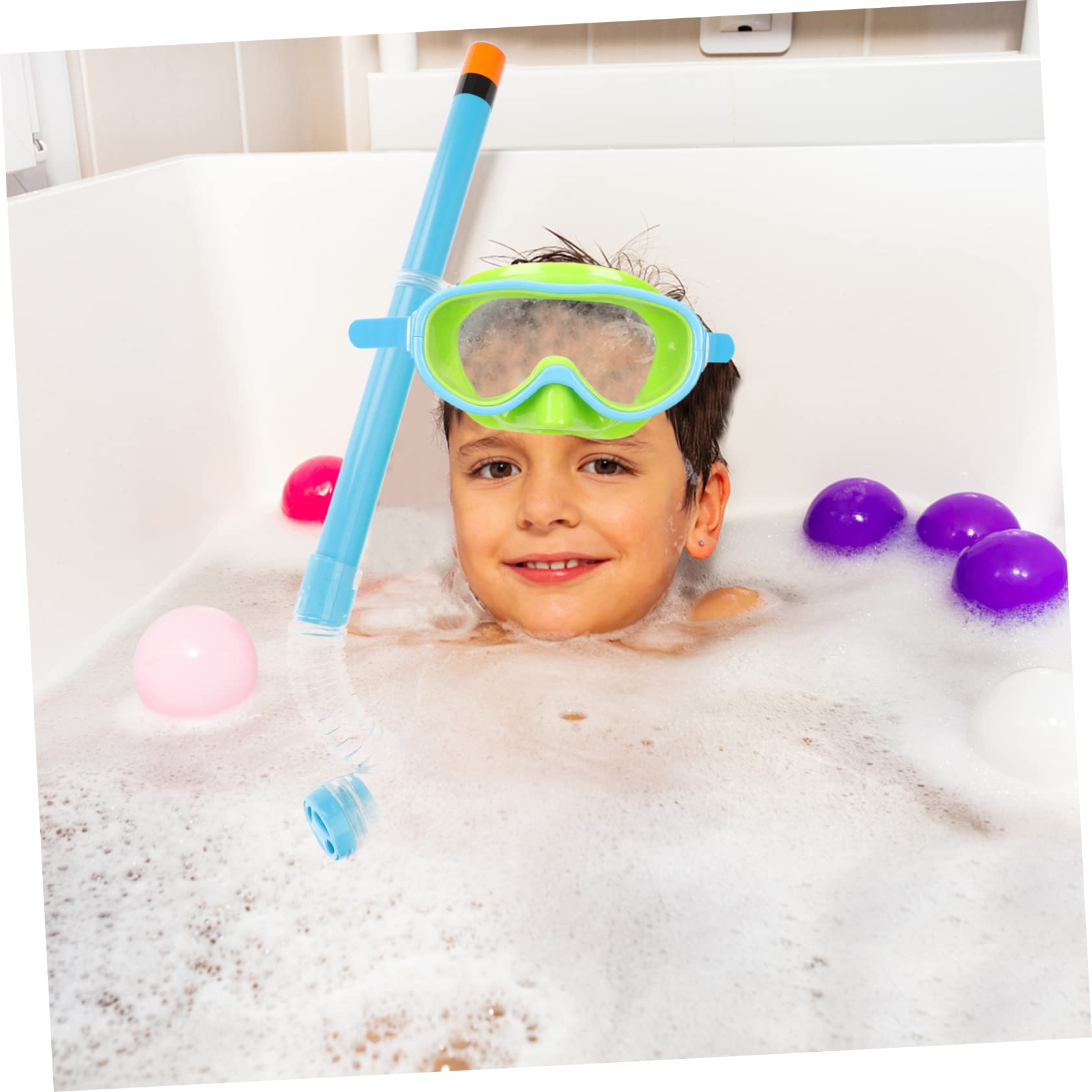 Traje De Snorkel para Niños Traje De Niños Máscara De Buceo De Tubo para Niños Equipo De Máscara De Natación De Snorkel Accesorios De Snorkel Kits De Niños Abdominales Rosa