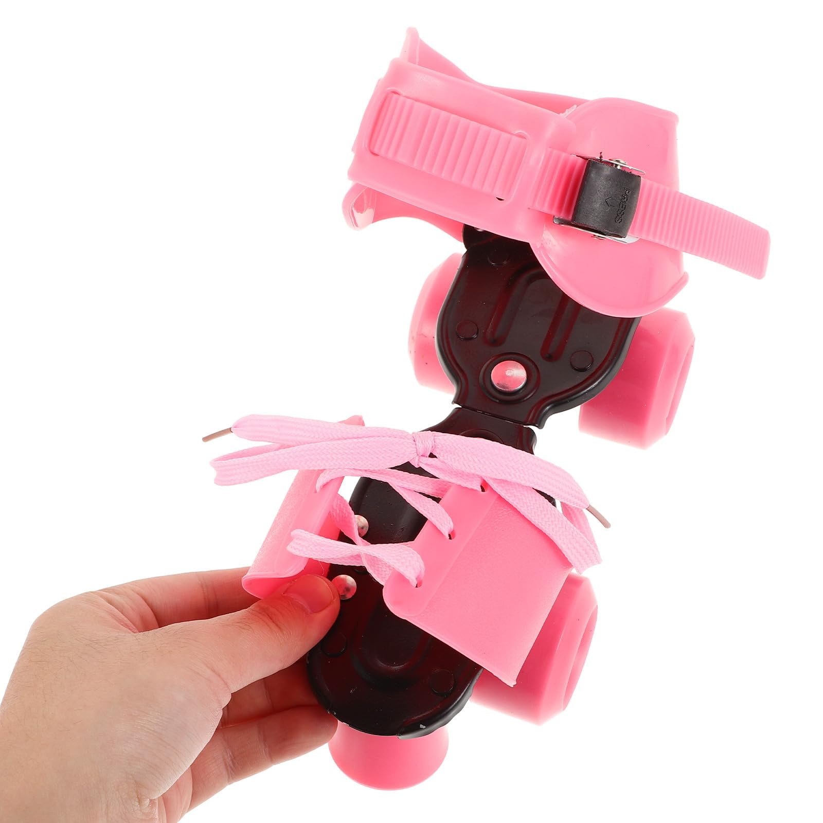 Patines Ajustables Infantiles de 4 Ruedas Rosa para Niñas