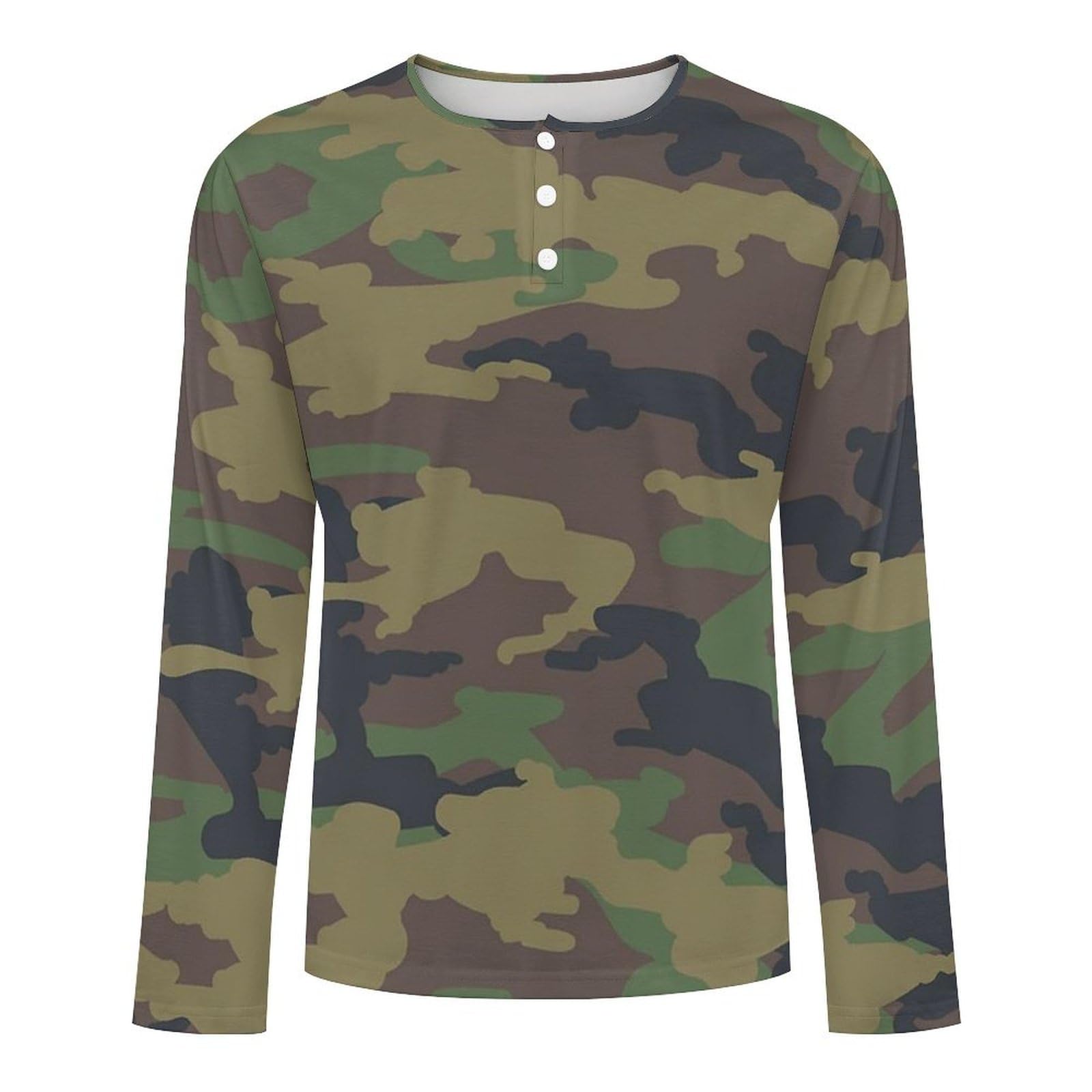 Amazon.co.jp: 長袖 メンズ Tシャツ 迷彩柄 カモフラージュ ロング