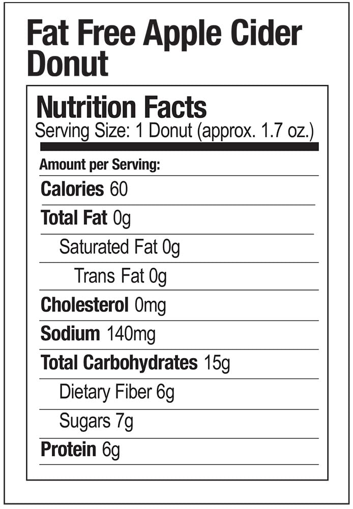 Fat Free Apple Cider Donut
