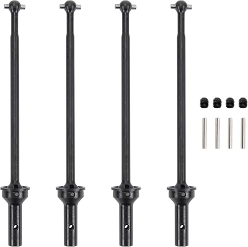 RCAWD CVD Eje de transmisión para ARRMA 6S, 17 MOJAVE 6S y piezas de actualizaciones de rodillos, 4.291 in #45 ejes de transmisión de acero con CVD