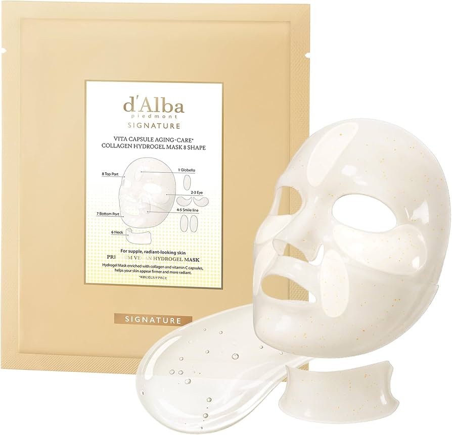 Amazon.co.jp: [d'Alba公式] ビタカプセルハイドロゲルマスク 8ピース