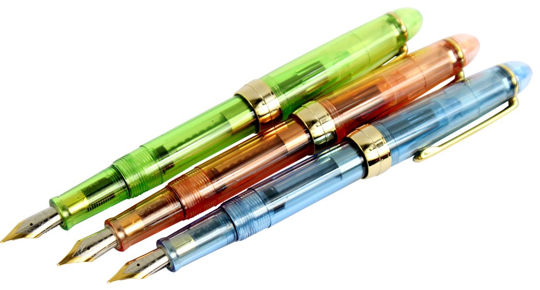 Amazon | Gullor jinhao 992プラスチック万年筆ゴールデンクリップ