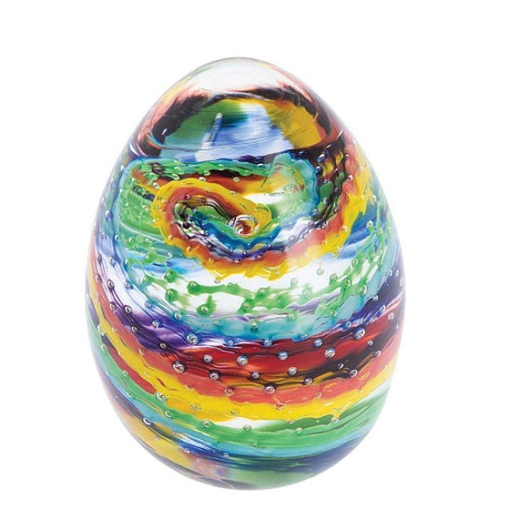 Caithness Glass Rainbow Blessing Paperweight | Handcrafted Glass Paperweight | Made in Scotland | Gift or Collectable
