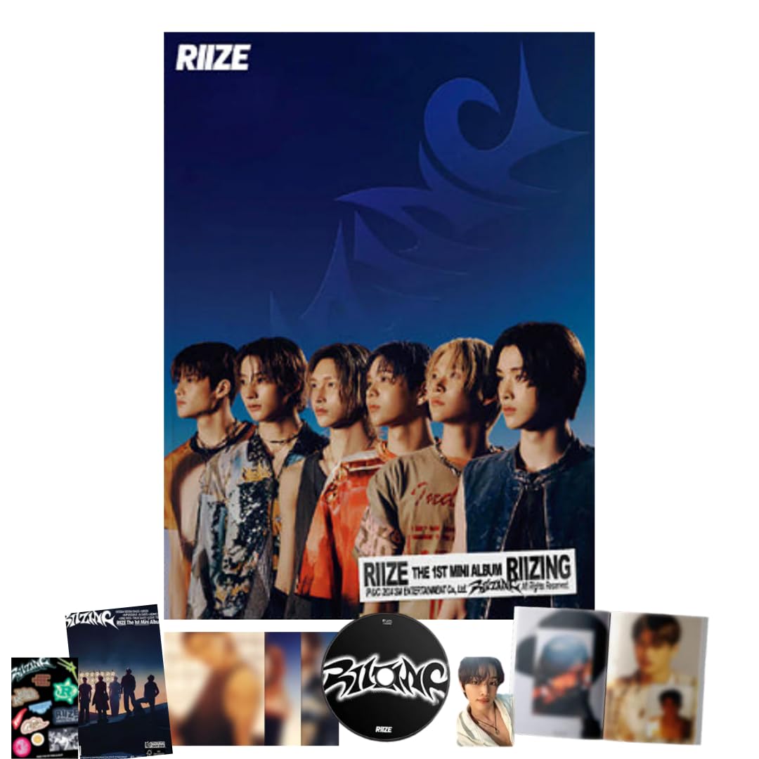 RIIZE RIIZING CD Album avec Poster Plié et Carte Photo Collectible