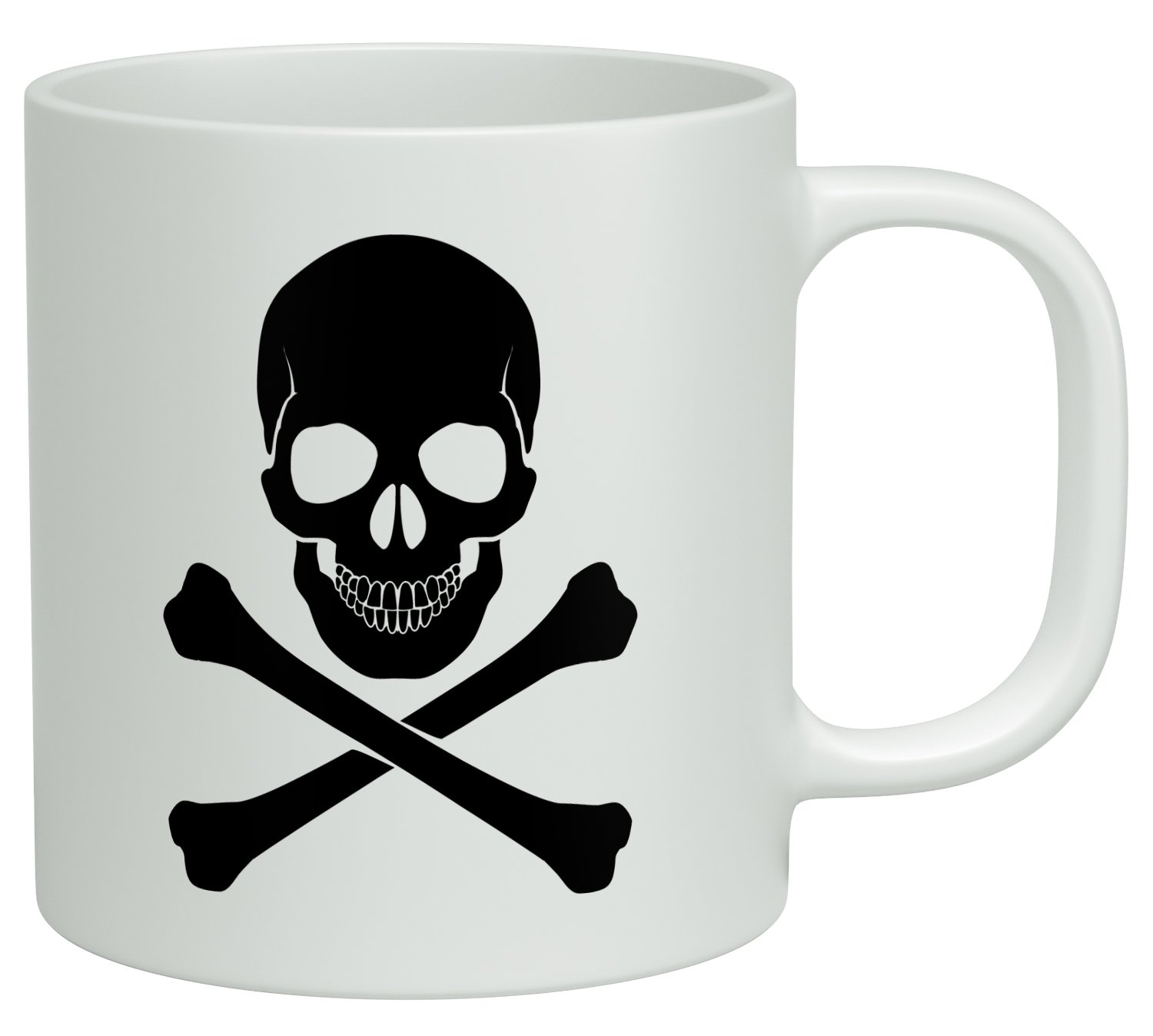 Shopagift White Skull And Crossbones Gothic 10Oz Novelty Gift Mug Cup