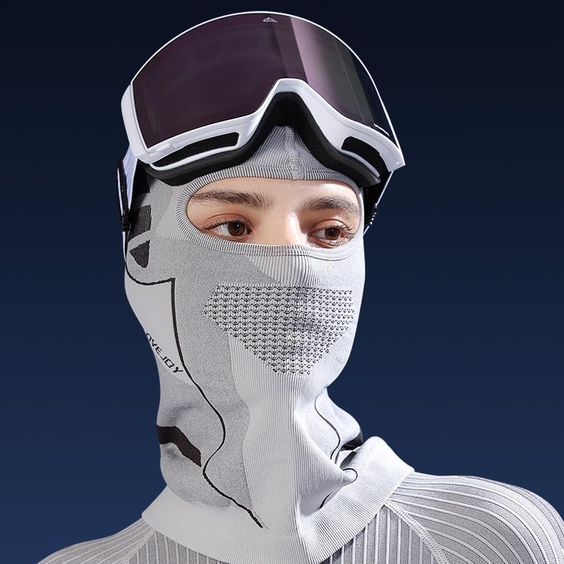Winter Ski Snow Gloves for Men, Women, Youth | Touchscreen & Waterproof Cold Weather Hand Warming Gloves Winter Work Gloves & Ski Mask Balaclava for Motorcycling