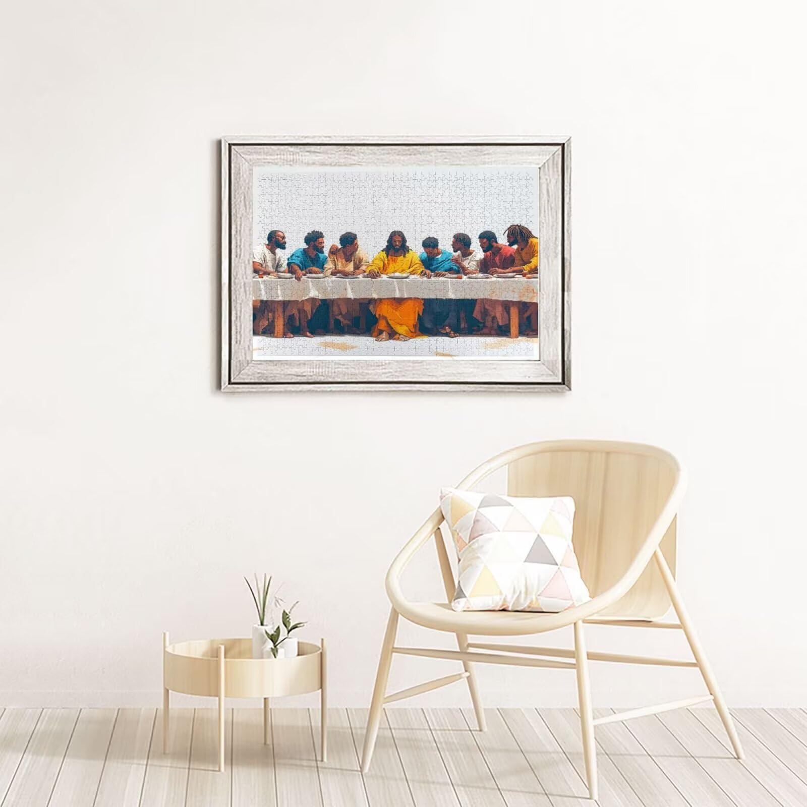 Jesús Puzzle 2000 Piezas,Rompecabezas Adultos de Madera,La Última Cena Puzzles Juegos Divertidos/Relajantes/Desafiantes para Adultos y Principiantes,como Regalo para Amigos y Seres Queridos M-16