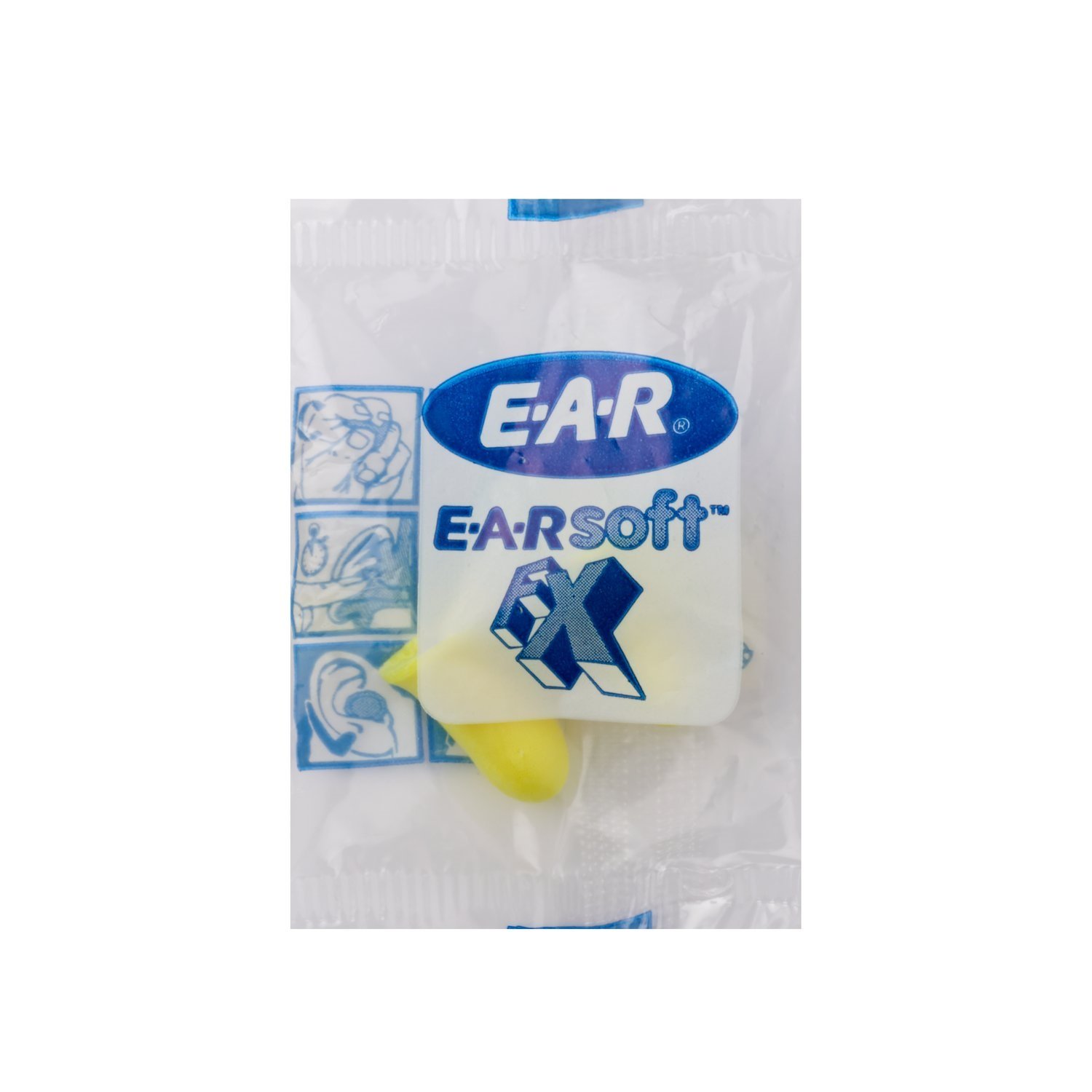 3M E.A.R Flexicap Series Yellow Disposable Band Ear Plugs 23db Rated 10 Pairs 241268 - Foto 3