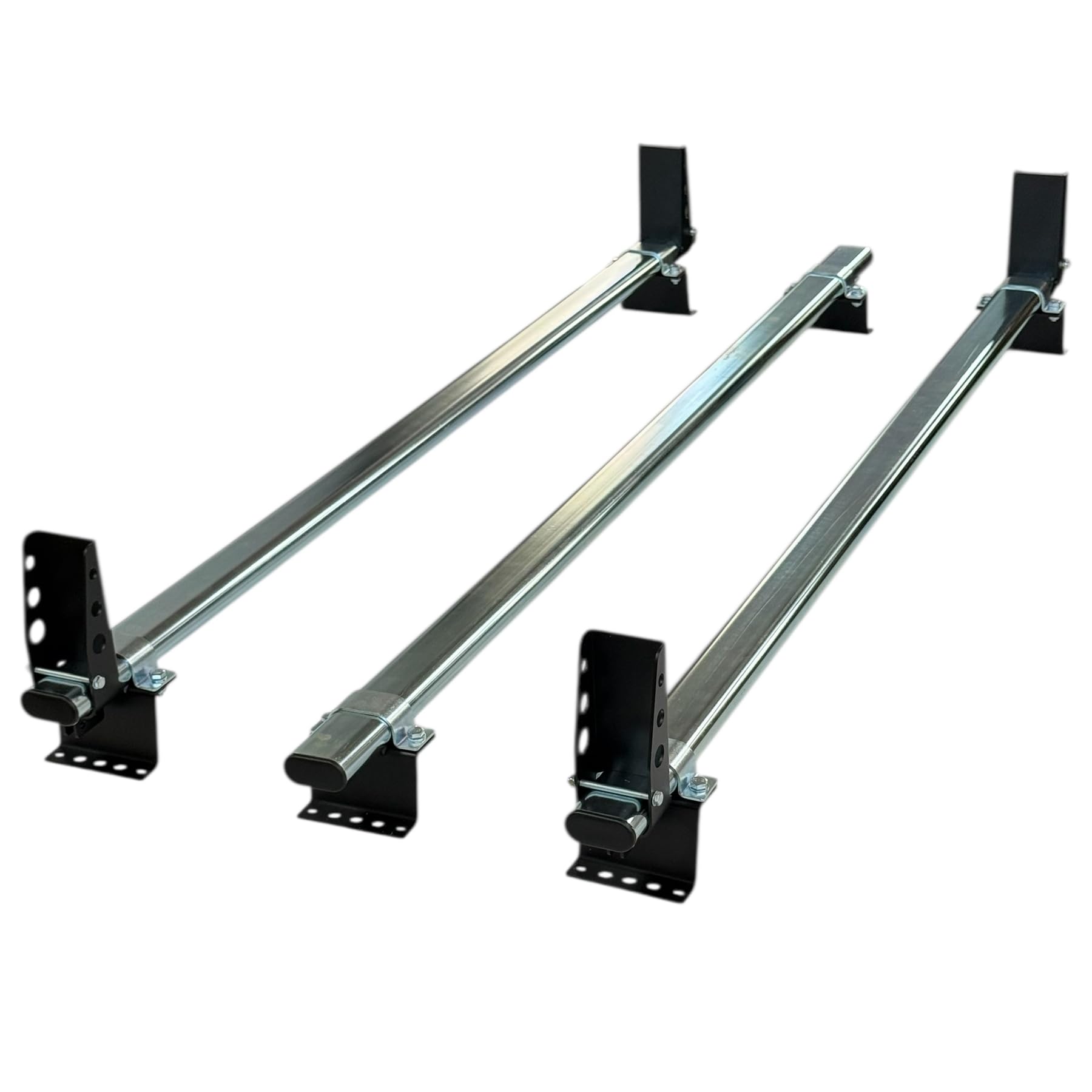 Shield Autocare Roof Bars Compatible with Ford Transit Custom (2013-2023) Steel Roof Rack & Tie Hole Loadstops for L1 (SWB) & L2 (LWB) with Low Rooftop (3 Bars & Roller) — view 9