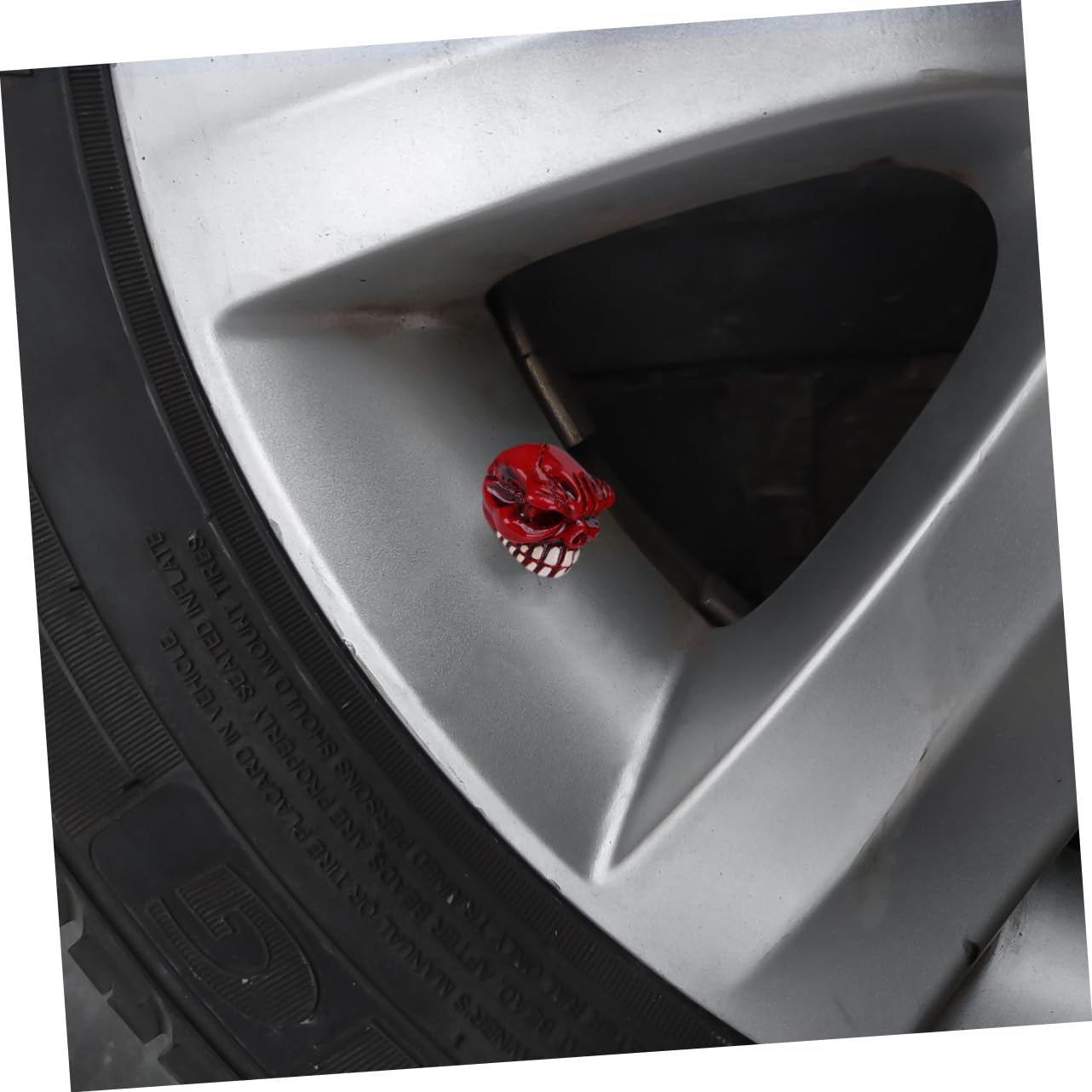 ULTECHNOVO 3juegos Tapa De Válvula De Neumático Forma De para Motocicleta y Bicicleta Accesorios De para Ruedas Rojo
