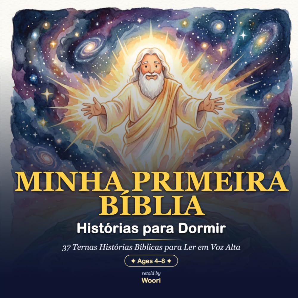 Minha Primeira Bíblia: Histórias para Dormir: 37 Ternas Histórias Bíblicas para Ler em Voz Alta — Antigo e Novo Testamento (4-8 anos)