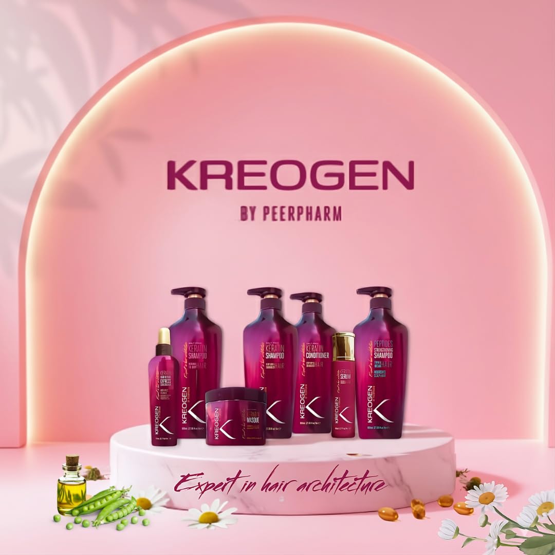 Arganicare | Collagen Leave-in Conditioner | Pflege für feines, brüchiges & geschädigtes Haar | Fülle & Glanz | Ohne Ausspülen | 400 ml