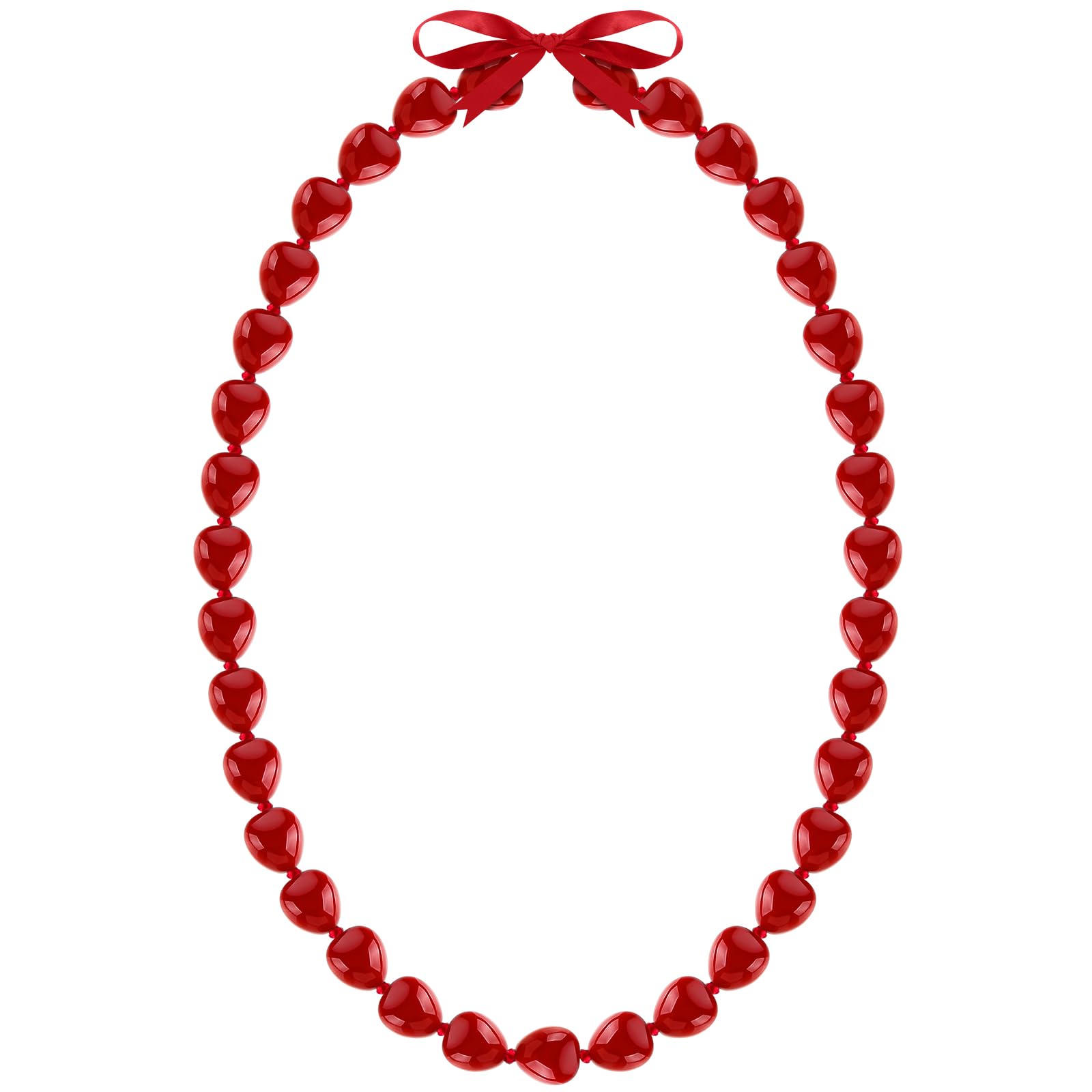 KarenhiGraduation Kukui Nut Lei Necklace 47 Inch Class of 2025 Kukui Lei Chunky Hawaiian Necklace 2025 Graduation Gift Luau Party Accessories for Adults Women Men