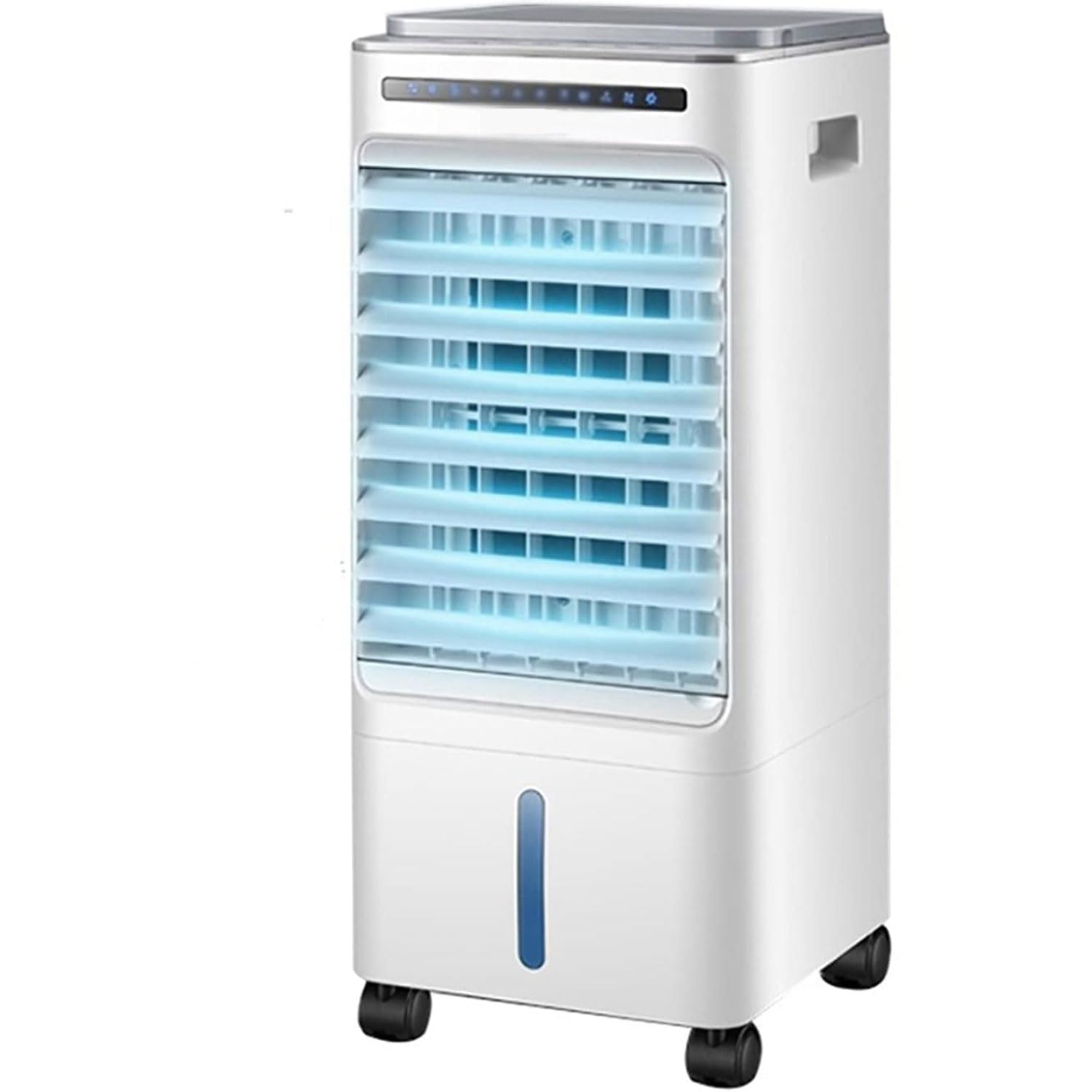 MESOVFCA Portable Air Conditioner 3-IN-1 Ultra-Quiet Design Portable AC Unit Cooling Fan with 3 Speeds 60°Auto Oscillation 7H Timer 4 Ice Box Evaporative Air Cooler for Home Office Bedroom Camping