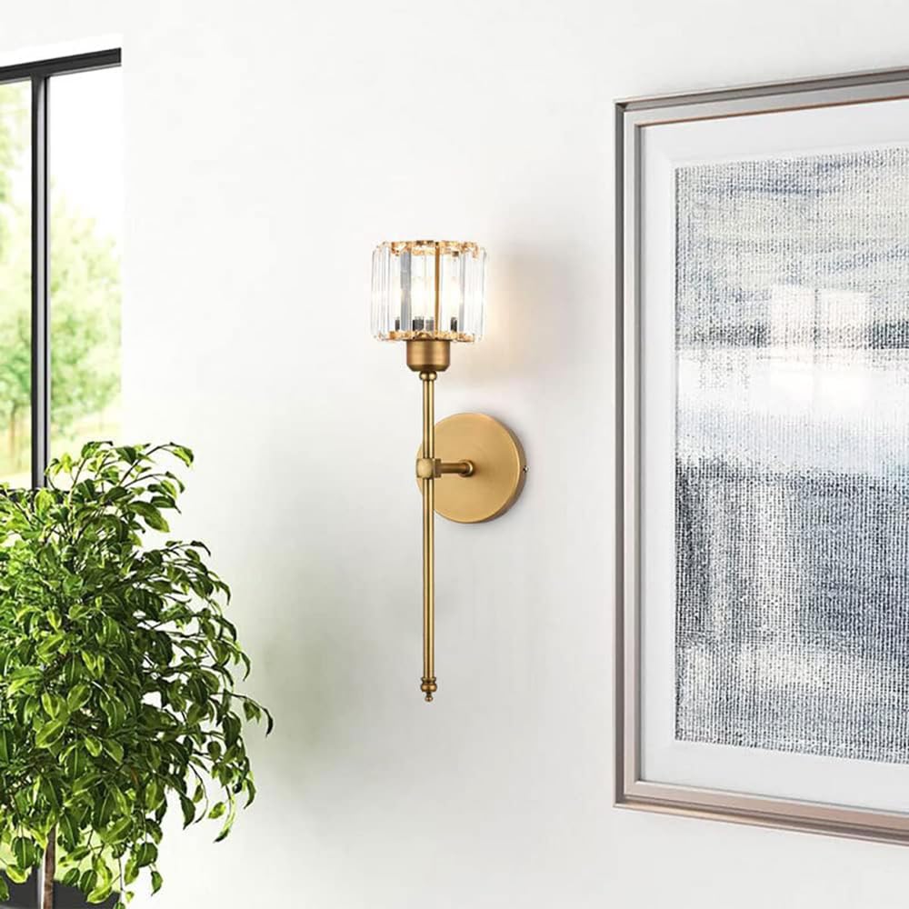 Amerykańska minimalistyczna lampka nocna LED do sypialni, nordycka lampa ścienna do korytarza w salonie, z kutego żelaza, odpowiednia do łazienki na schodach, hotelu lub firmy, oprawa oświetleniowa.