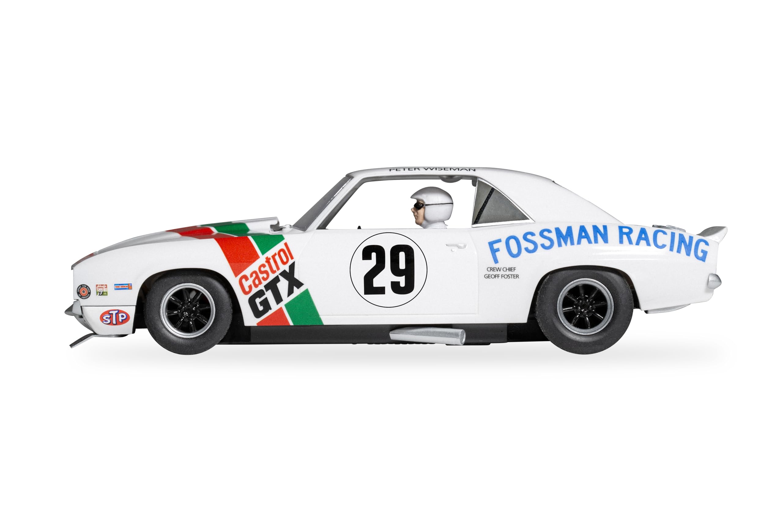 Scalextric C4643 Chevrolet Camaro, Castrol Racing Trans Am 1971 Slot Car