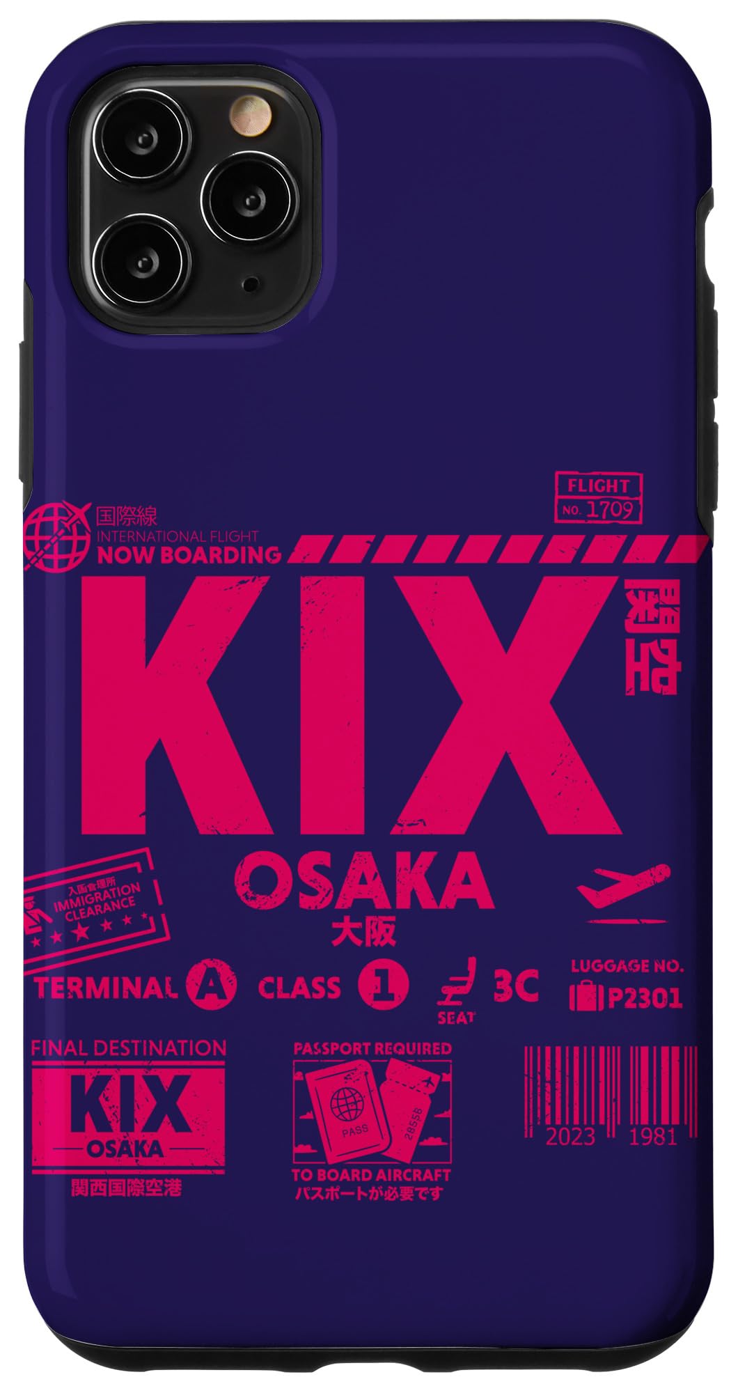 iPhone - KIX Amazon.co.jp: iPhone 11 Pro Max Vintage Osaka KIX Airport