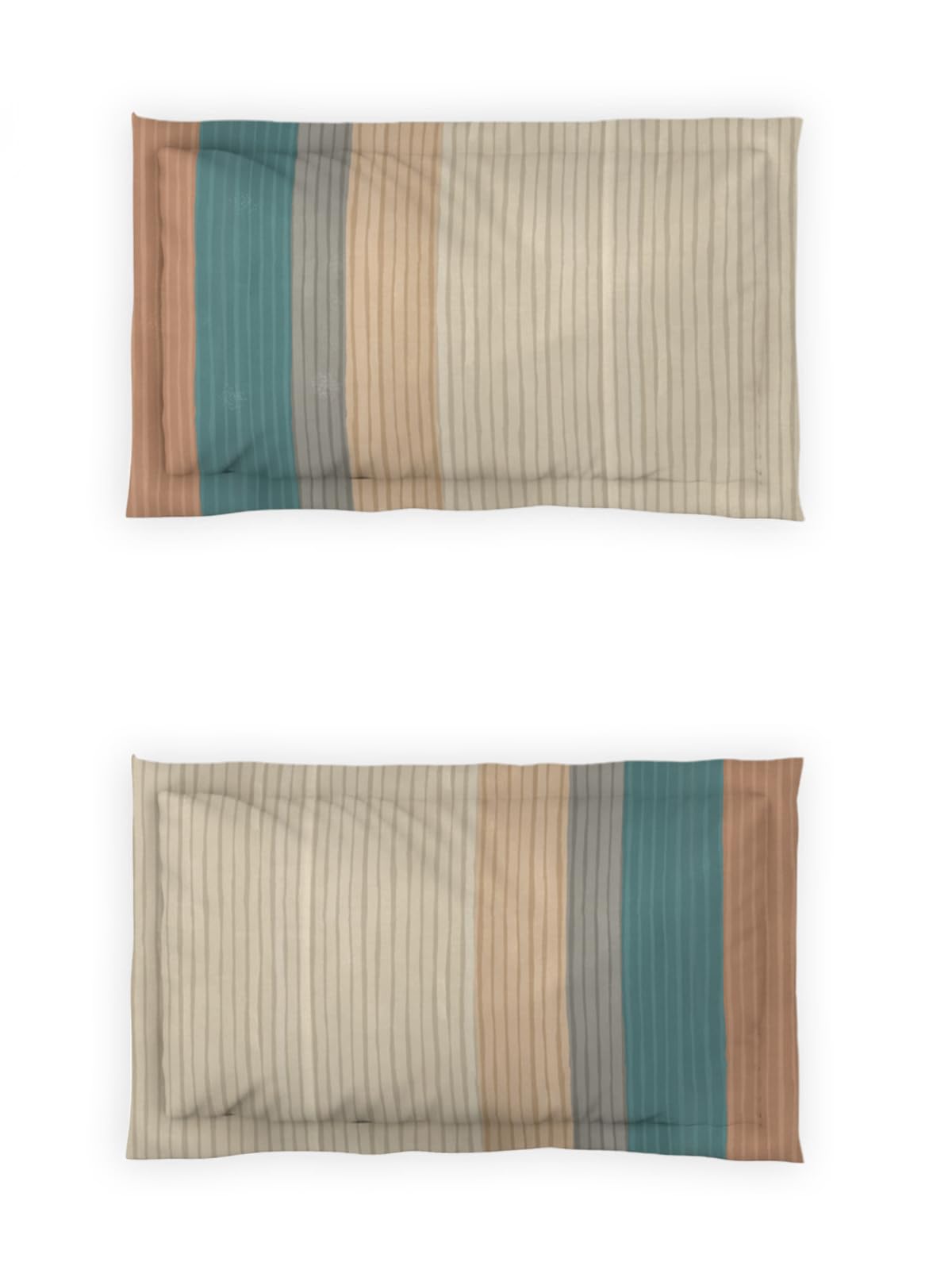 DDECOR Live beautiful Cotton Queen Bed Sheet Set with 2 Pillow Covers (229 CM X 274 CM, Brown) Digital Print Contemporary 145TC GSM 2