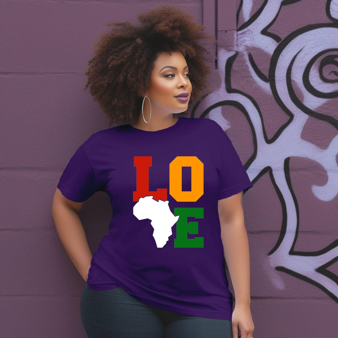 LBP Black Pride Love Shirt for Women Juneteenth Black History Month T-Shirt African American Tee Tops - Image 4