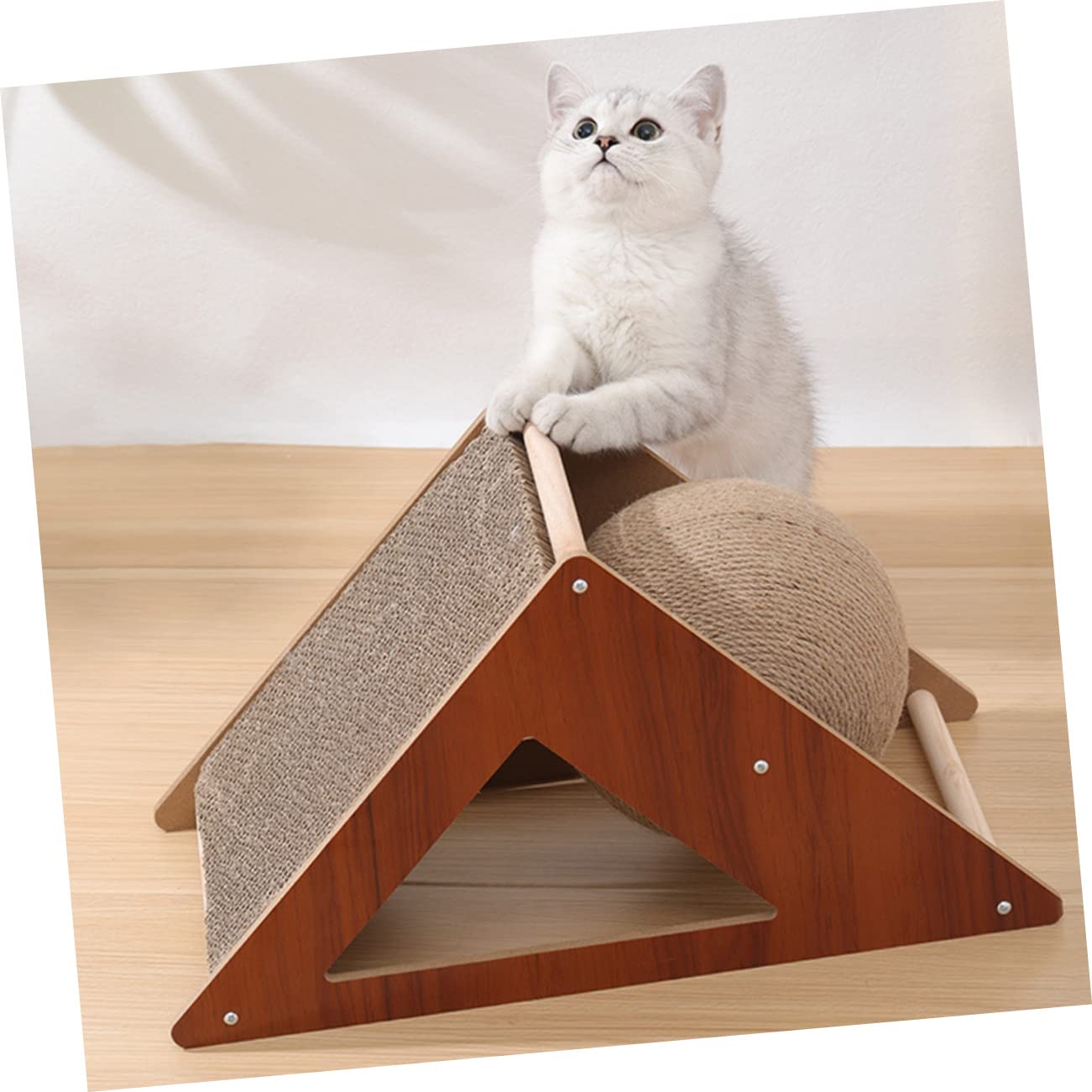 COLLBATH Bola Rascadora para Gatos Ideal para Gatitos Rascador De Suelo Duradero