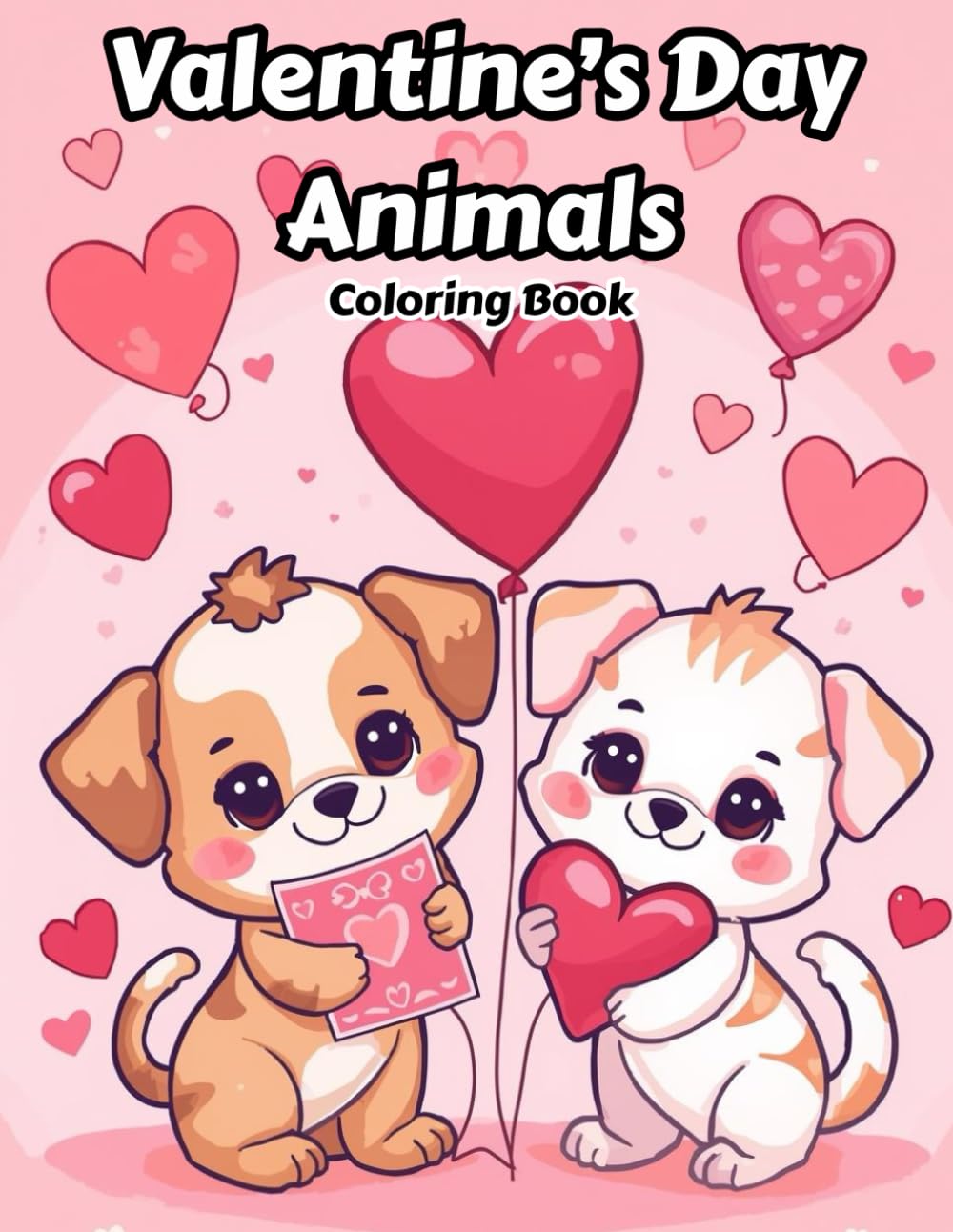 Valentines Day Coloring Book: Cute and Simple Coloring Book for ages 3-5