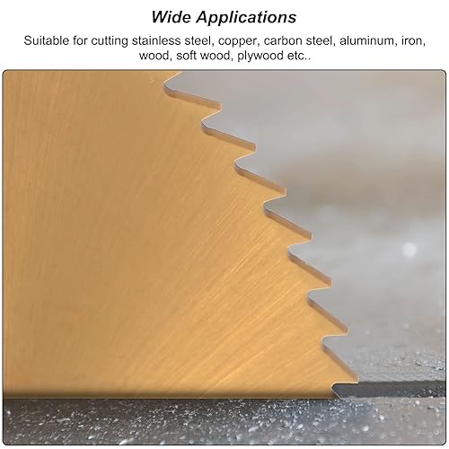 Miniatura 5 de uxcell Hoja de sierra circular, 2.362 in (2-38 pulgadas) de diámetro 0.039 in de grosor, 72 dientes, M35 de acero de cobalto de alta velocidad