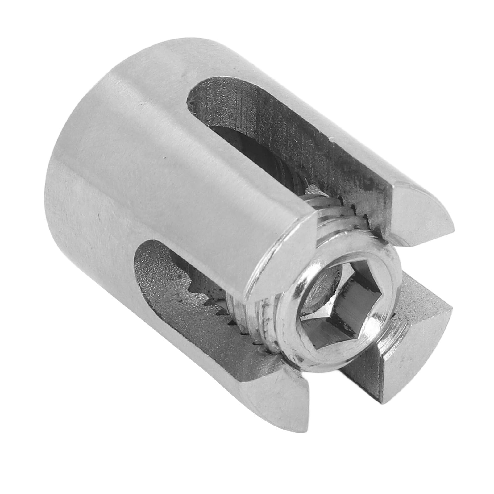 Hardware di posizionamento ad angolo di 90 gradi per fune fino a 8 mm di diametro - 10 pezzi Morsetto per cavo a croce in acciaio inossidabile 316 Clip per fune per ringhiera