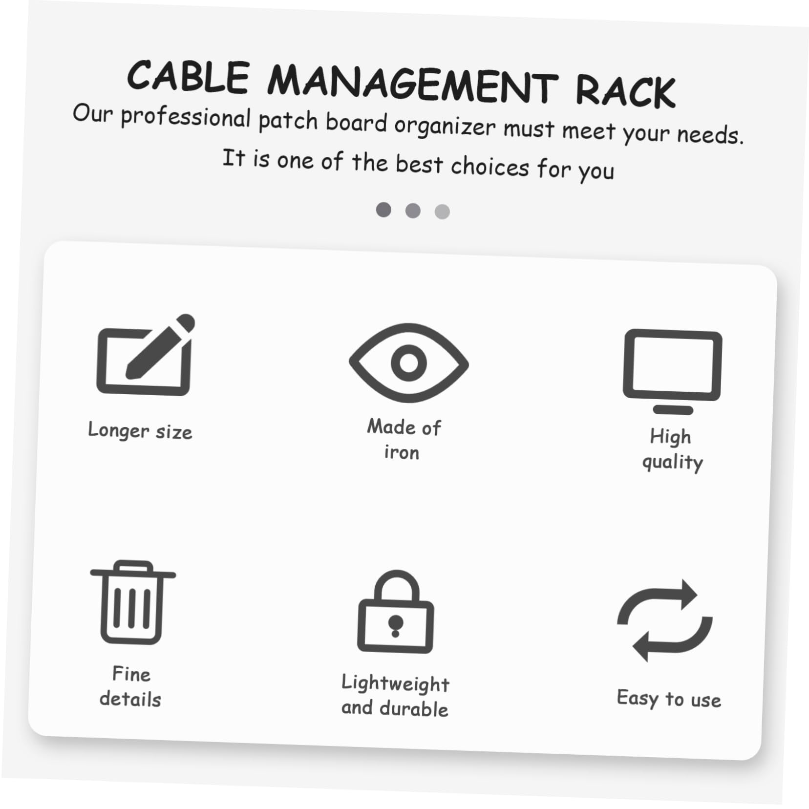 Organizador de Cables Debajo del Escritorio Bandeja Metálica Resistente para Gestión y Almacenamiento de Cables Soporte para Regletas y Organizador de Alambres Oficina y Hogar