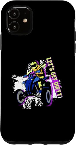 Miniatura 10 de iPhone 12 mini Lets Get Dirty  Motocross Offroad  ATV Rider Quad Racing Case