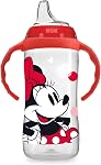 NUK Disney Large Learner Cup, 10 Oz (300 mL), 8+ Months, Mickey Mouse, 2 Pack