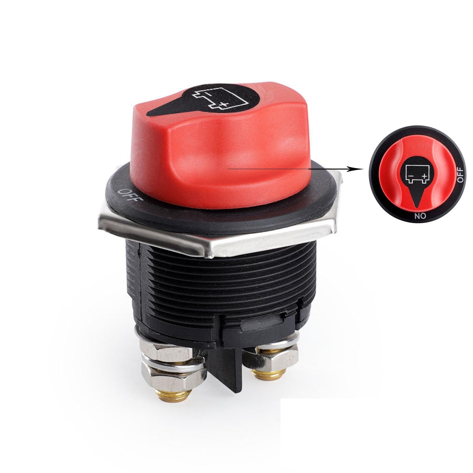 Déconnecteur 32V CC 50A-300A avec clé rotative amovible pour sécurité électrique de voiture