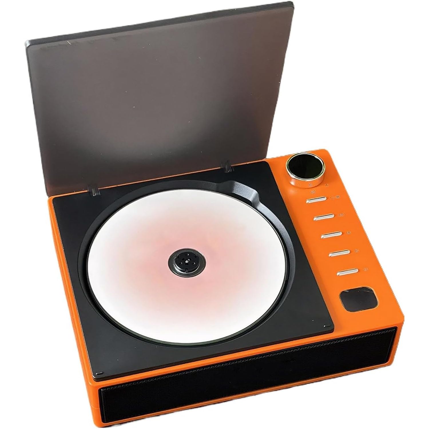 Lettore CD portatile con Bluetooth, display digitale intelligente e controllo rotativo, effetti sonori spaziali a 360°