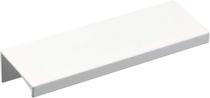 NUACOS Versteckte Möbelgriffe Aus Aluminium - Unsichtbare Schrankgriffe In Weiß 1000mm