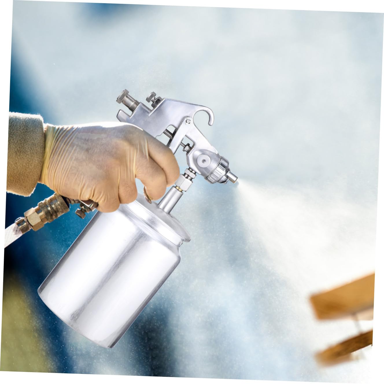 Operitacx Pulverizador De Pintura Aerosol Para Muebles 1000 Ml Herramientas De Pintura Bajo Exceso Atomización Fina