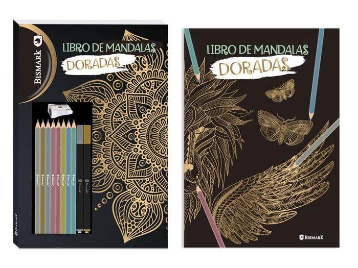 Libro DE Mandalas para Colorear + LAPICEROS/ROTUS