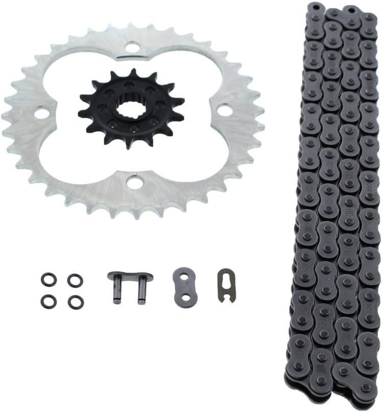 Fits Honda TRX450R 450 R O Ring Chain and Sprocket Silver