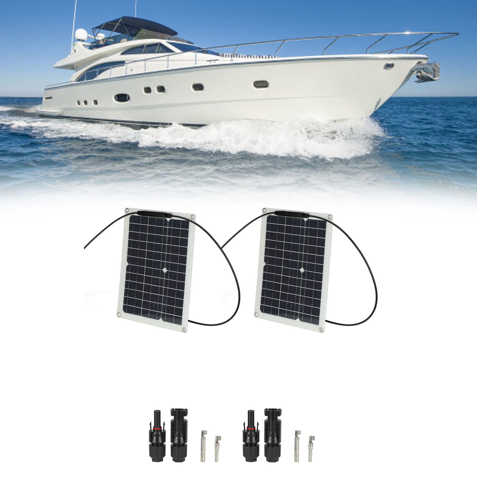 Cocoarm Panel ładowania Słonecznego 15 W Monokrystaliczna ładowarka Słoneczna Przenośna Wodoodporna ładowarka 18 V z wysoką konwersją VOC 20 V Do Samochodu RV Łódź Kemping Do Użytku na Zewnątrz