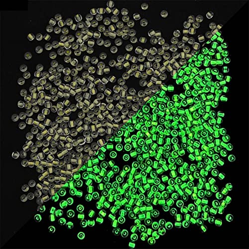 Maxtonser 660 cuentas luminosas que brillan en la oscuridad, cuentas UV que cambian de color, reactivas para cuentas de pony, cuentas acrílicas brillantes para Bracel