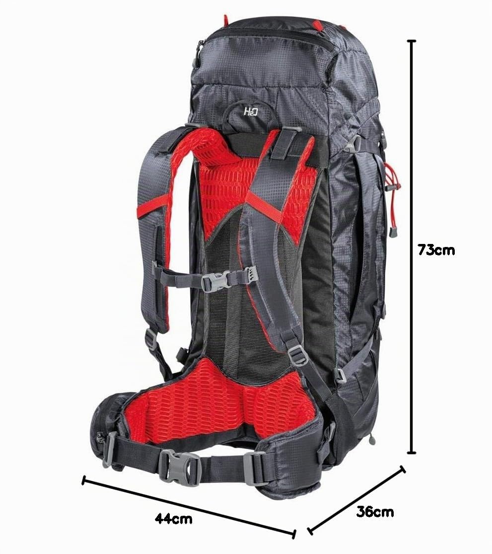 Ferrino Unisex - Zaino Finisterre per adulti, nero, 48 l