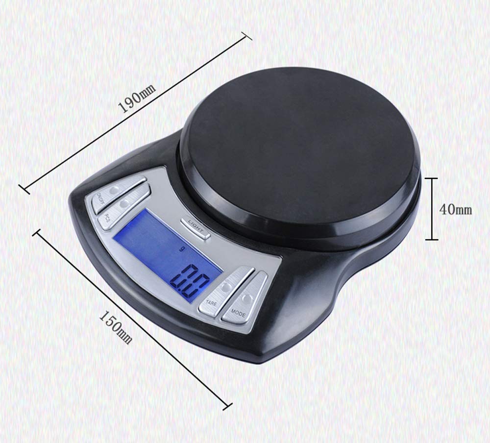 Digitale Küchenwaage， tragbare elektronische Mini-Taschenwaage， präzise 0，01 g-Lebensmittelwaage zum Backen， für Tee， Kochen und Diäten，