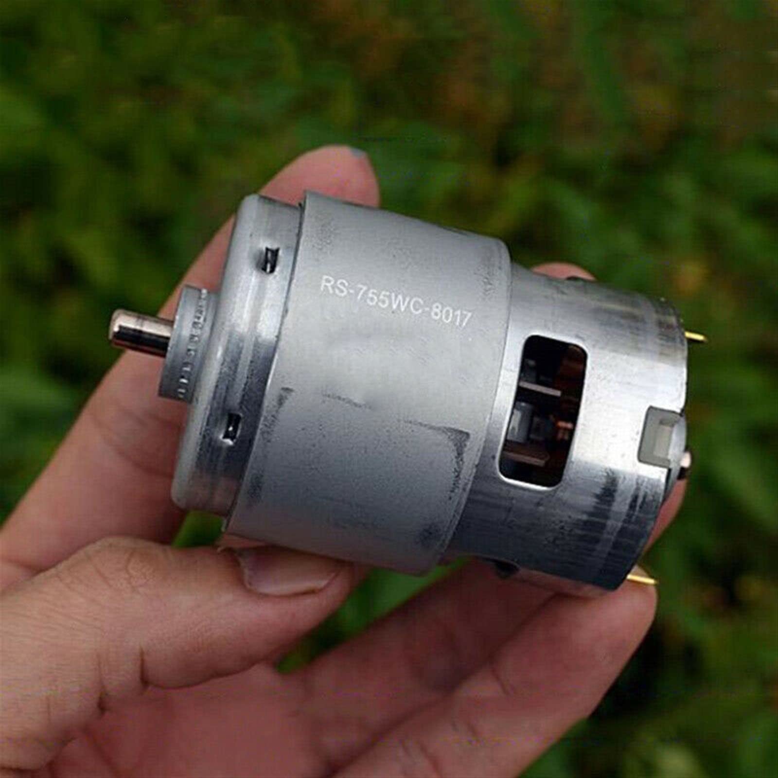 GRESIK Driver Engine 1pcs RS-755WC-8017 Motor RS-755WC-8514 Motor RS-755VC-9012 Motor Electric Drill Motor Power Tools Motor 12V 19.2V 24V 775 DC Motor Wheel Project (Size : RS-755WC-8017)